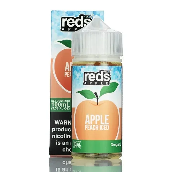 7 Daze – Reds Apple ICED eJuice Peach – 100ml