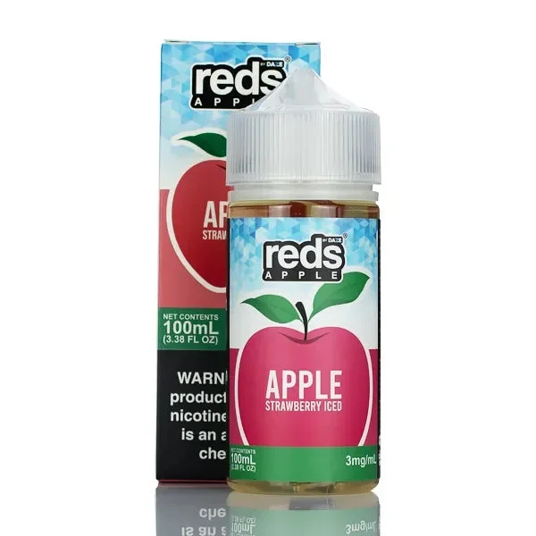 7 Daze – Reds Apple ICED eJuice Strawberry – 100ml