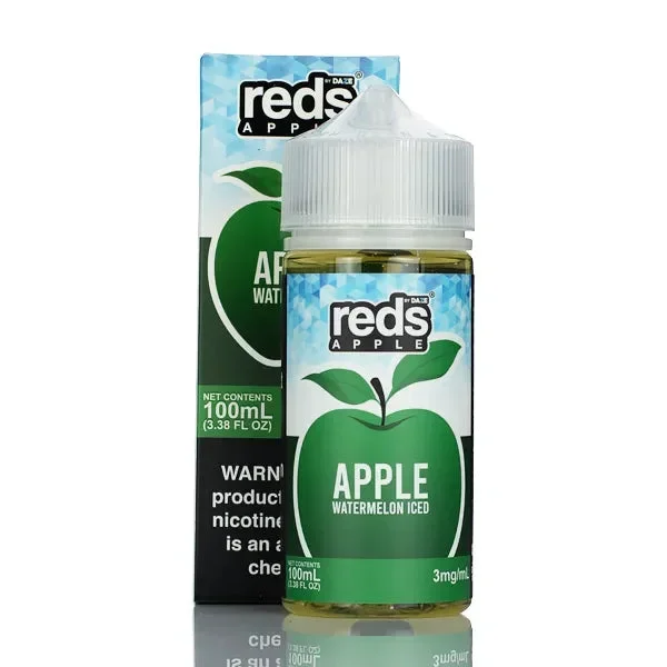 7 Daze – Reds Apple ICED eJuice Watermelon – 100ml