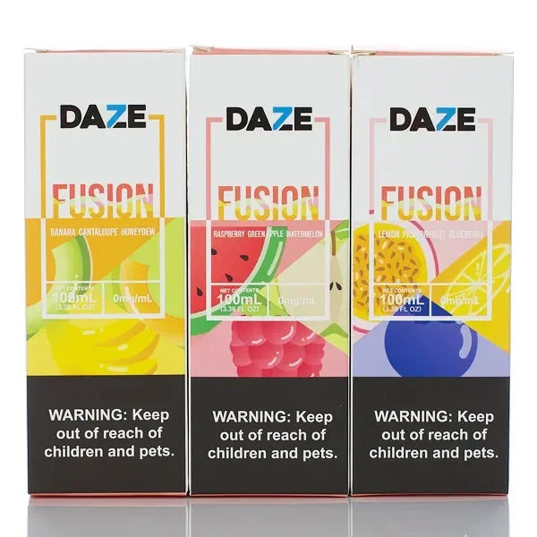7 Daze Fusion – No Nicotine Vape Juice – 100ml