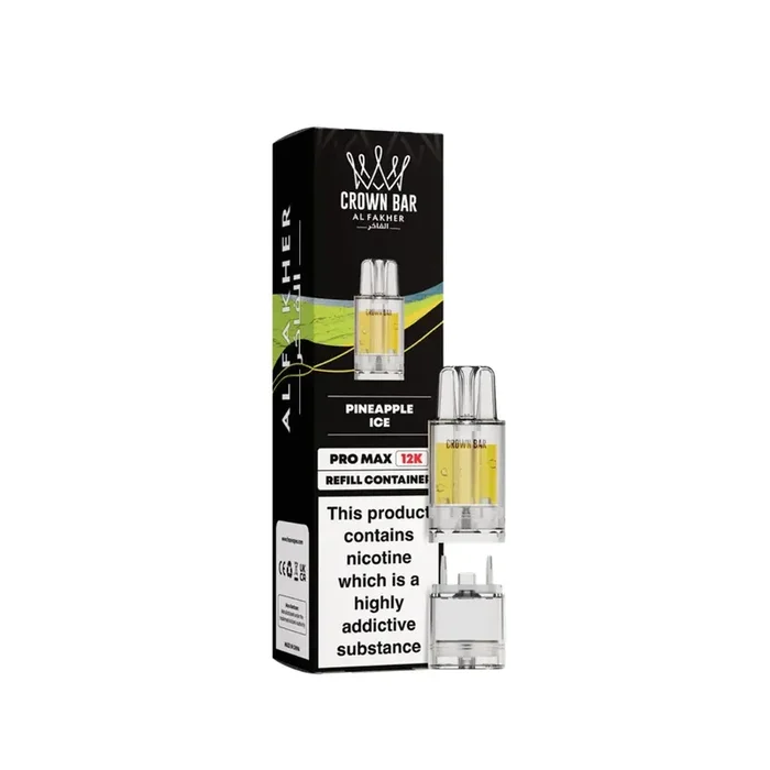 Al Fakher Crown Bar Pro Max 12K Pineapple Ice Refill Pods