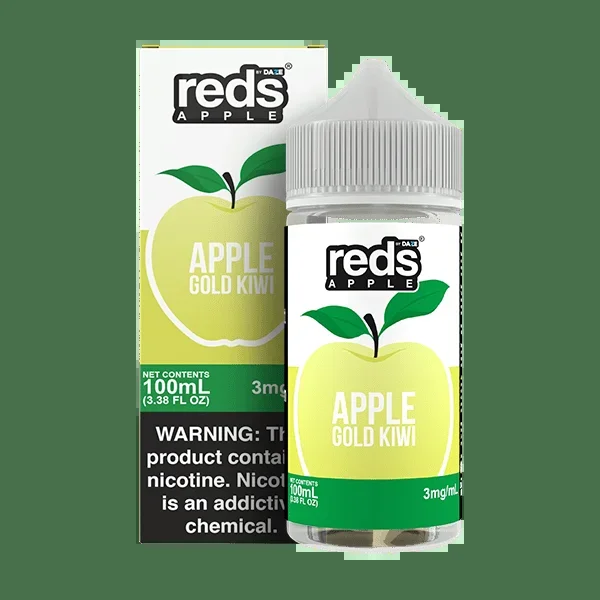 Apple Gold Kiwi – Red’s Apple E-Juice by 7 Daze – 100mL