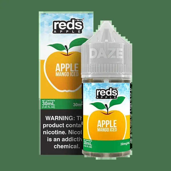 Apple Mango ICED SALT – Red’s Apple E-Juice by 7 Daze – 30mL