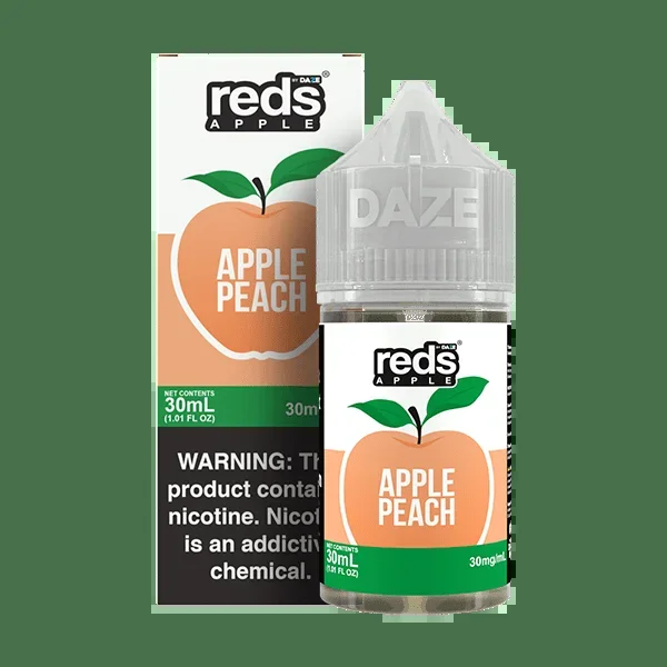 Apple Peach SALT – Red’s Apple E-Juice by 7 Daze – 30mL