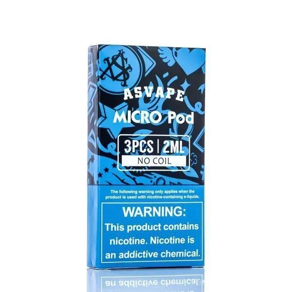 AsVape Micro Pod Cartridge – Pack of 3