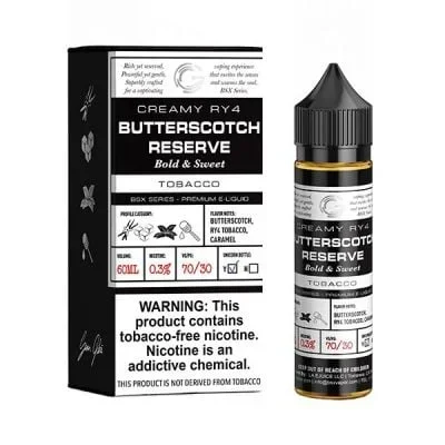 Basix Butterscotch Reserve Glas Vapor TFN E-Juice 60ml