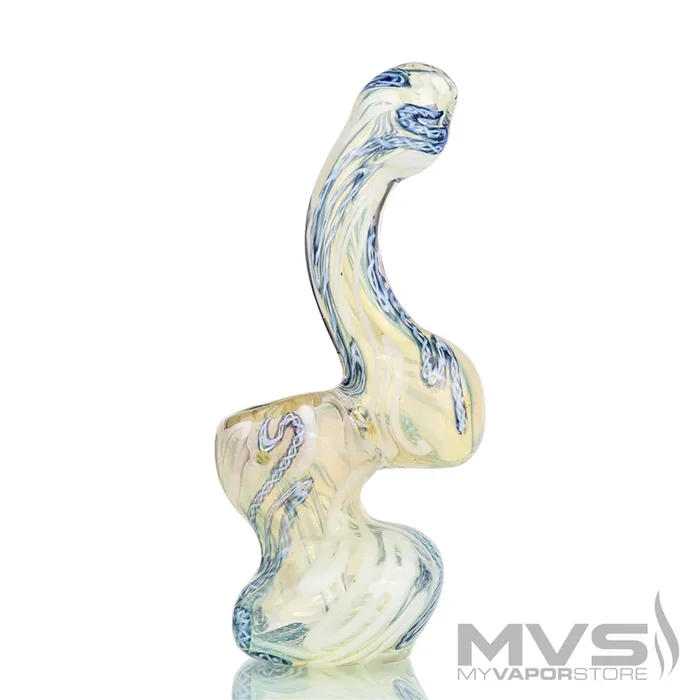 Bent Neck Pipe Glass Bubbler – 6.5 inch