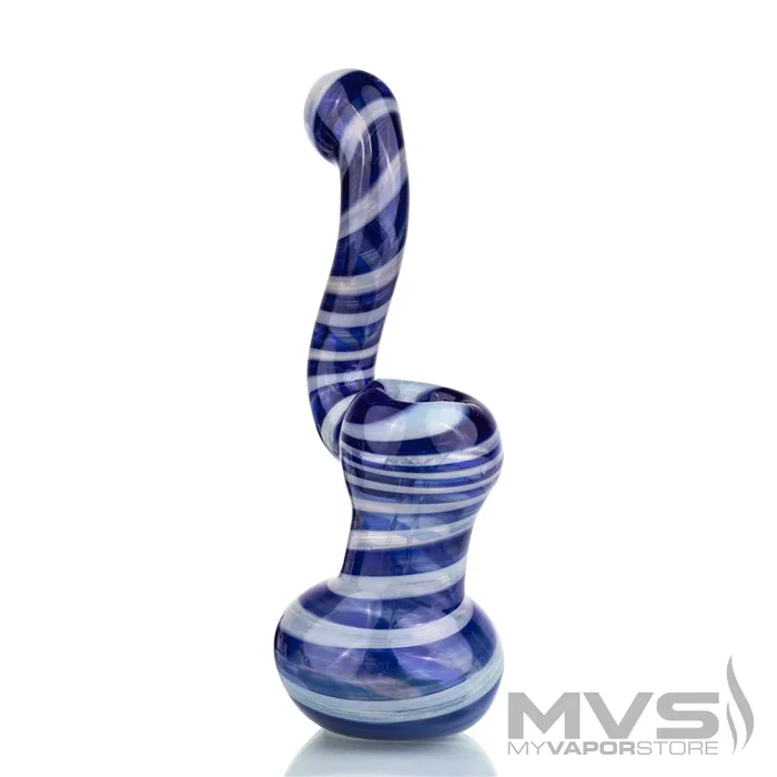 Bent Neck Pipe Glass Bubbler – 8.0 inch
