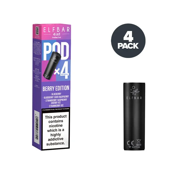 Berry Edition Elf Bar 4 in 1 Prefilled Pods