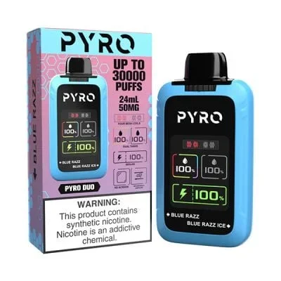 Blue Razz | Blue Razz Ice Pyro Duo 30K Disposable