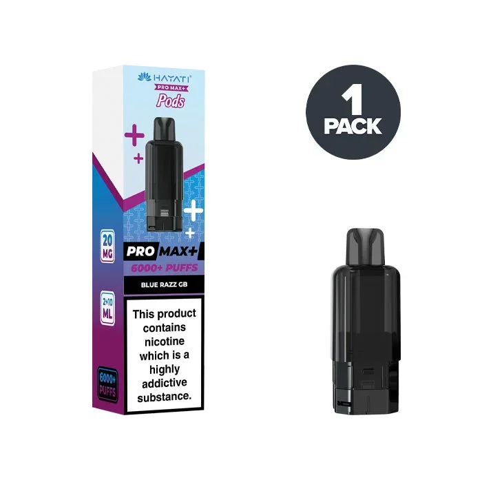Blue Razz GB Hayati Pro Max Plus Prefilled Pods