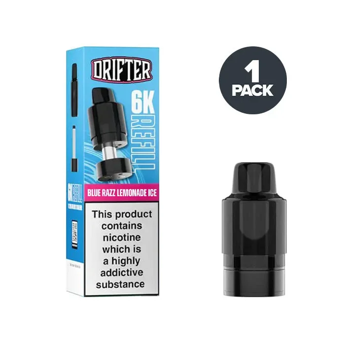 Blue Razz Lemonade Ice Drifter 6K Pre-filled Pods