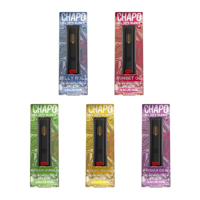 Chapo Extrax EL Jefe Blend 3.5G Vape usa e getta – THC-P con coil in ceramica e funzione di preriscaldamento