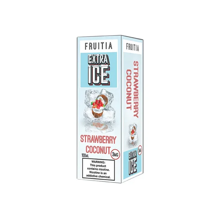 Fruitia Extra Ice-Strawberry Coconut, 100mL