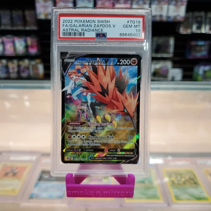 Galarian Zapdos V – Astral Radiance Holofoil: PSA 10