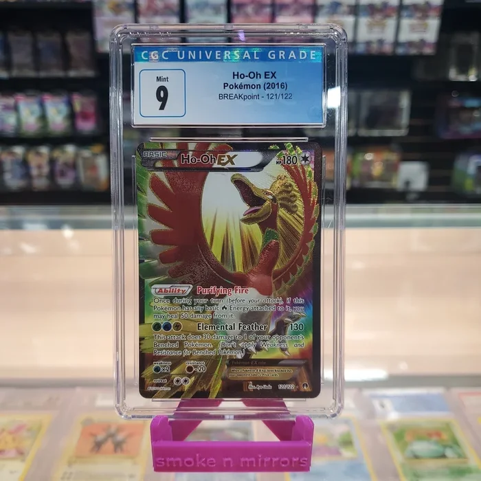 Ho-Oh EX – BREAKpoint F/A Holofoil: CGC 9
