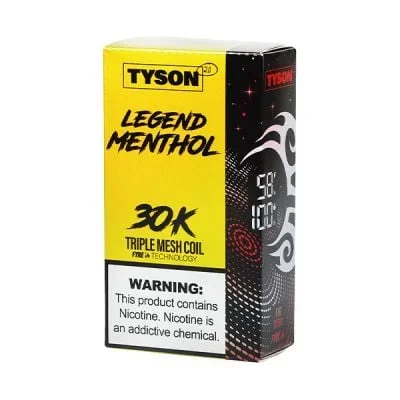 Menthol Gold Tyson 2.0 Legend 30K Disposable