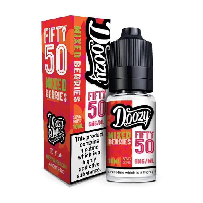 Mixed Berries Fifty 50 E-Liquid by Doozy