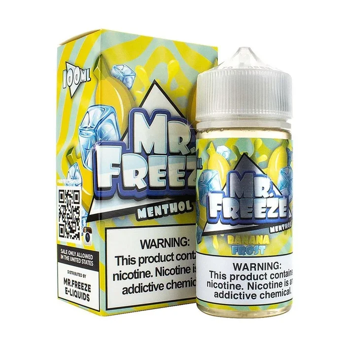 Mr. Freeze Menthol – Banana Frost E-Juice, 100mL
