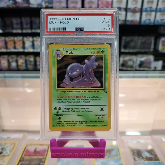 Muk – Fossil Unlimited Holofoil: PSA 9
