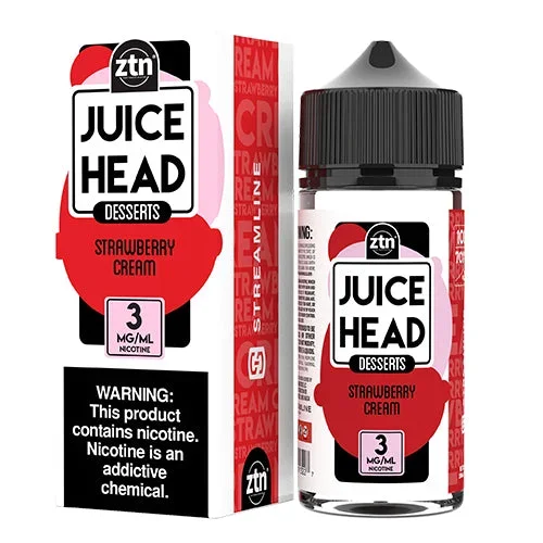 Strawberry Cream by Juice Head Desserts 100ML