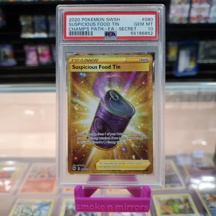 Suspicious Food Tin – Champion’s Path Secret Rare: PSA 10