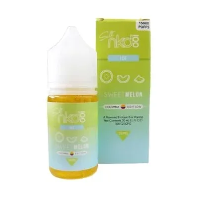 Sweet Melon Ice NKD 100 Colombia Edition 15 000 Puffs Salt Nic E-Juice 30ml