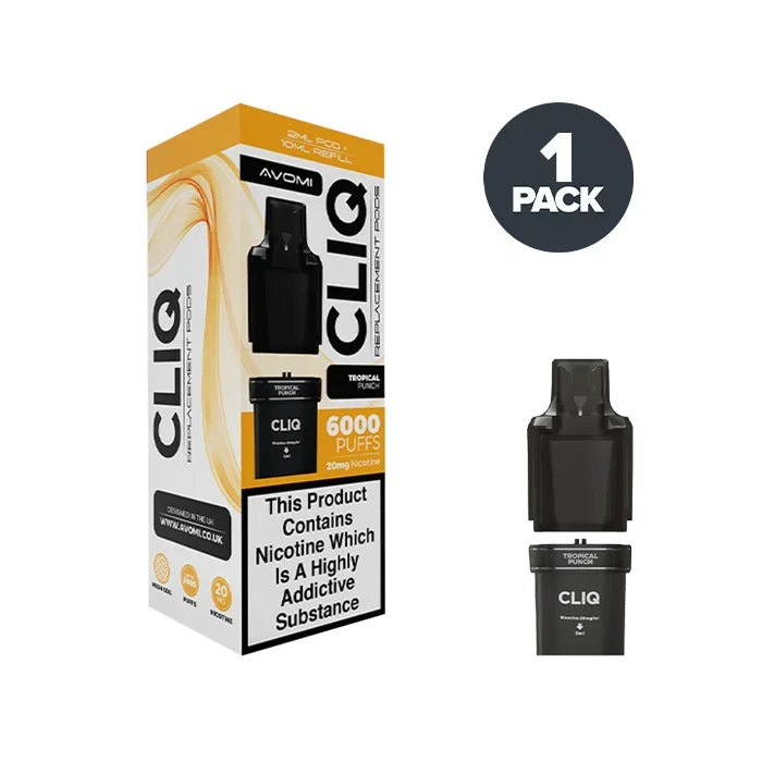 Tropical Punch Avomi Cliq 6000 Prefilled Pods