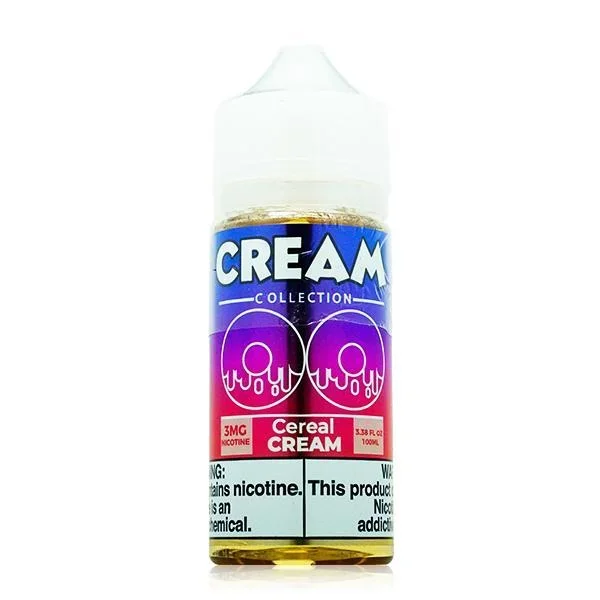 Vape 100 Cream Collection – Cereal Cream E-Juice, 100mL