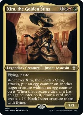 Xira, the Golden Sting (Foil Etched) (70) (DMC)