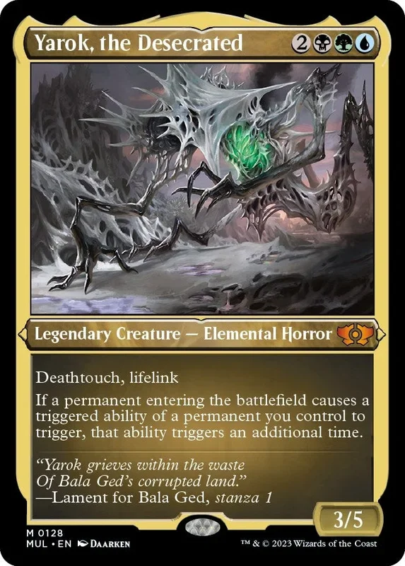 Yarok, the Desecrated (Foil Etched) (128) (MUL)